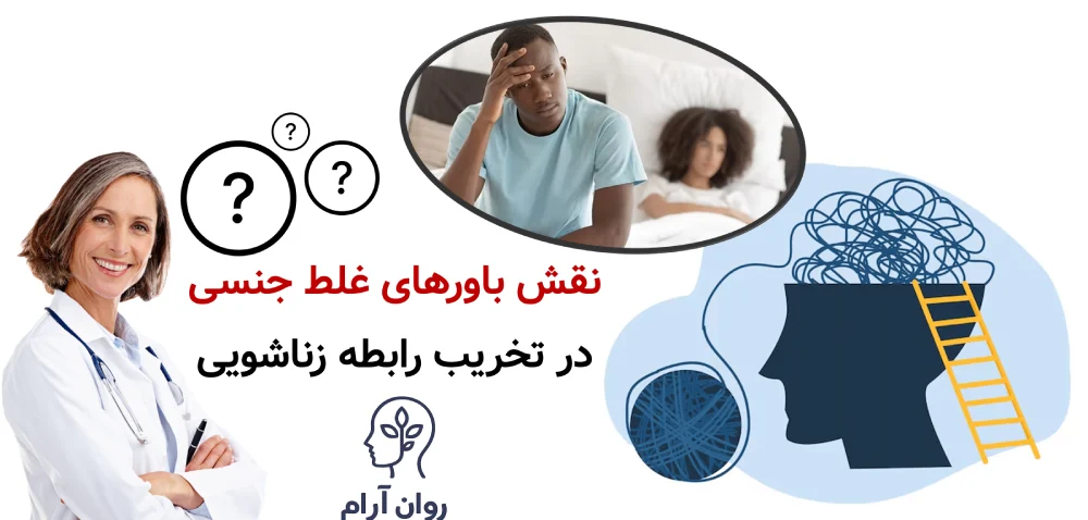 نقش باورهای غلط جنسی در تخریب رابطه زناشویی