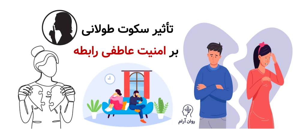 تأثیر سکوت طولانی بر امنیت عاطفی رابطه